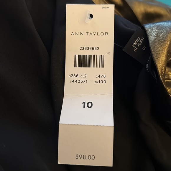 NWT Ann Taylor Accordion Pleat Skirt Sz.10 - Picture 5 of 8